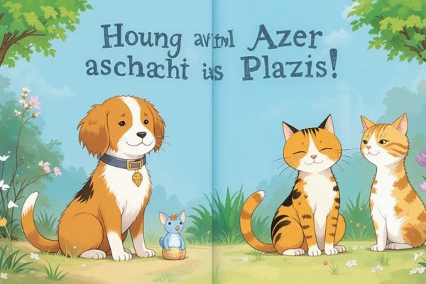 Für Hund und Katz ist auch noch Platz Vierfarbiges Bilderbuch von Donaldson & Scheffler Amazon.de